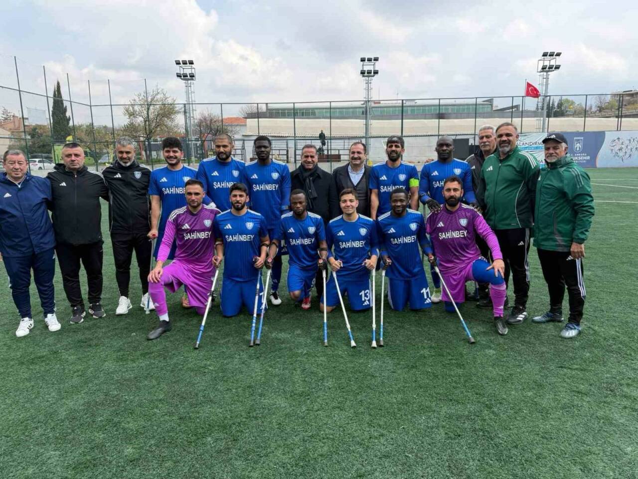 Şahinbey Ampute Futbol Takımı, deplasmanda Başkent Ampute Futbol Gücü Spor