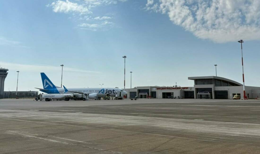 Şırnak’ın Cizre ile İdil ilçeleri arasında bulunan Şerafettin Elçi Havalimanı,