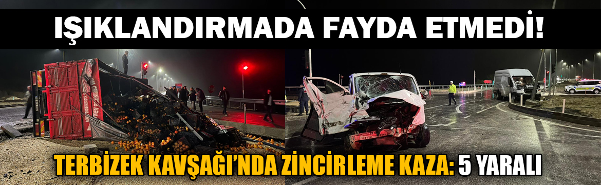 Adıyaman-Besni yol ayrımındaki Terbizek Kavşağı’nda