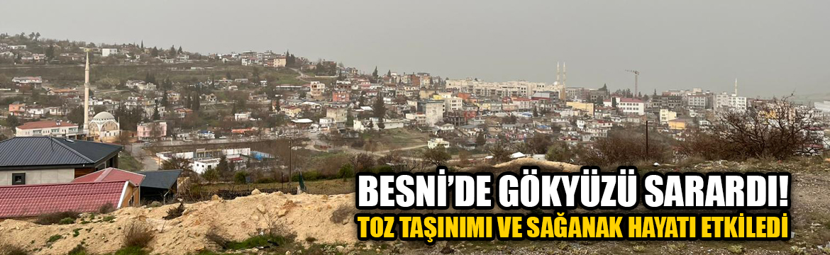 Libya üzerinden gelen toz taşınımı,