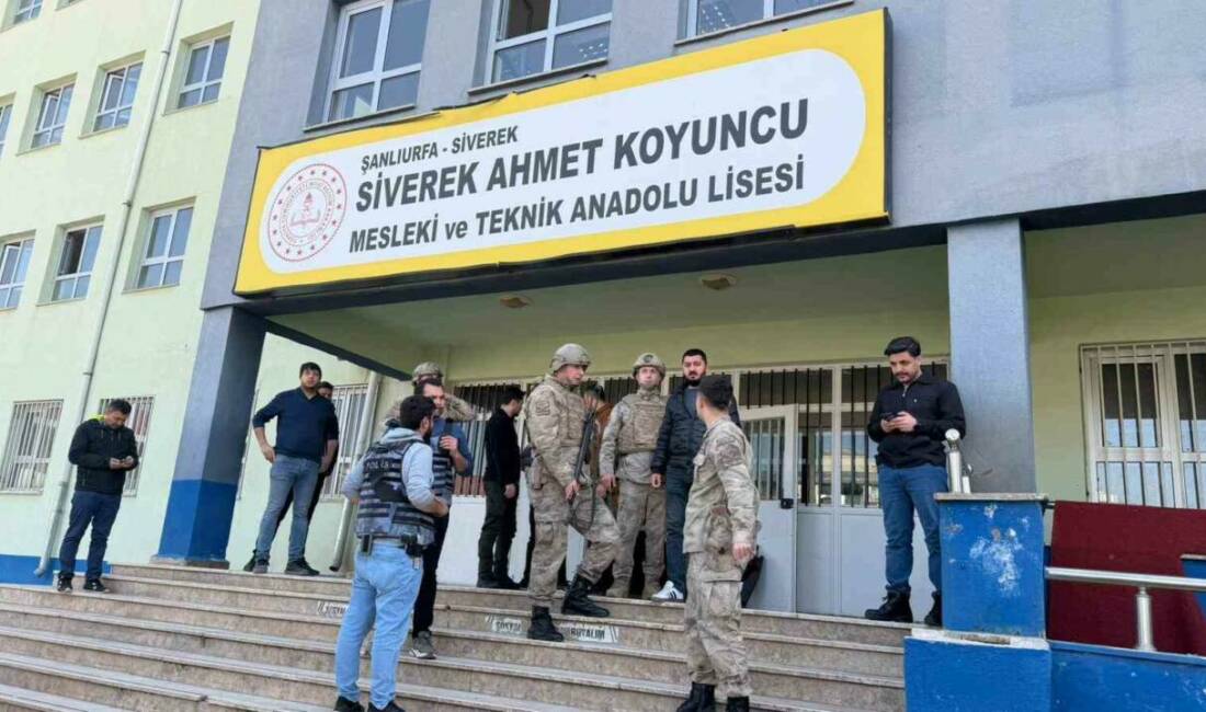 Şanlıurfa’nın Siverek ilçesinde bir lisede silahlı saldırı düzenlendi. Şanlıurfa Valisi