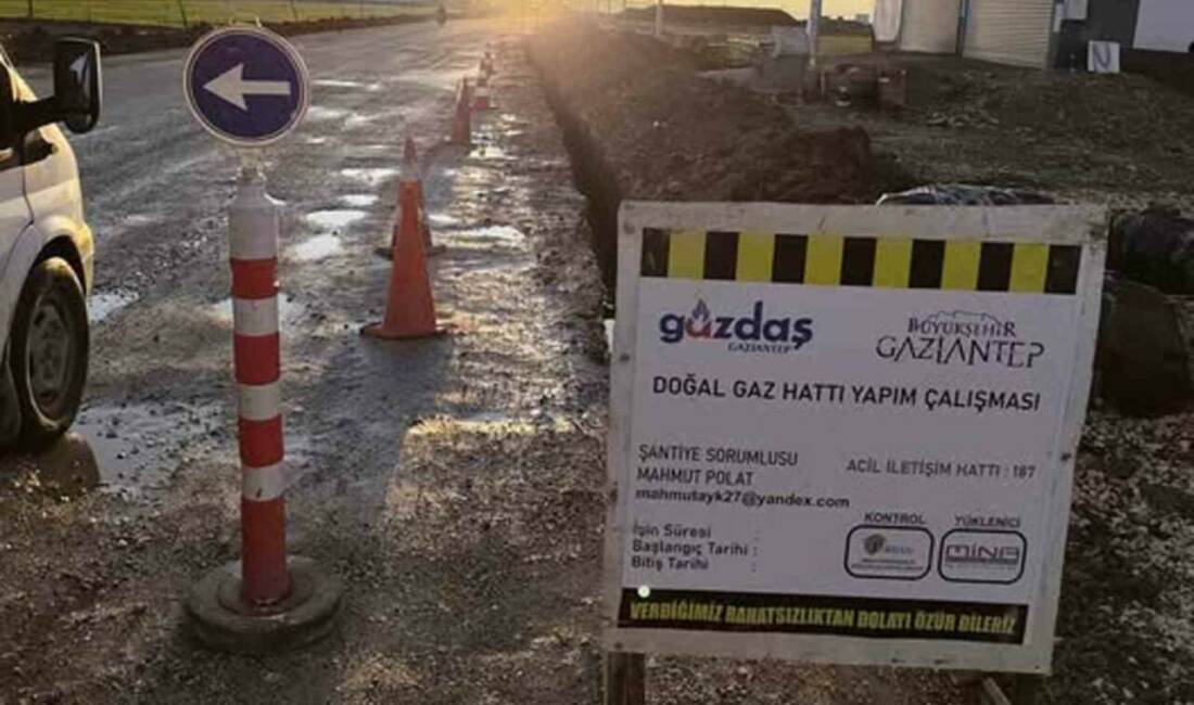 Gaziantep’in Araban ilçesinde GAZDAŞ’ın doğalgaz çalışmaları sırasında yaşanan sıkıntılara tepki