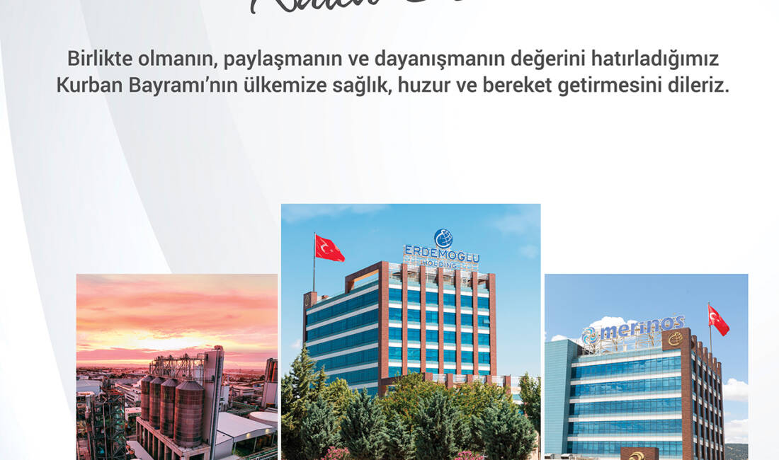ERDEMOĞLU HOLDİNG KURBAN BAYRAMI KUTLAMA İLANI