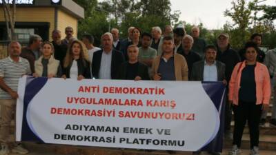 Adıyaman Emek ve Demokrasi Platformu adına konuşan Dönem Sözcüsü, SES