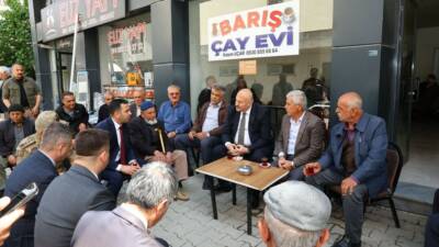 Adıyaman Valisi Abdullah Küçük, Gölbaşı ilçesinde esnaf, güvenlik birimleri ve