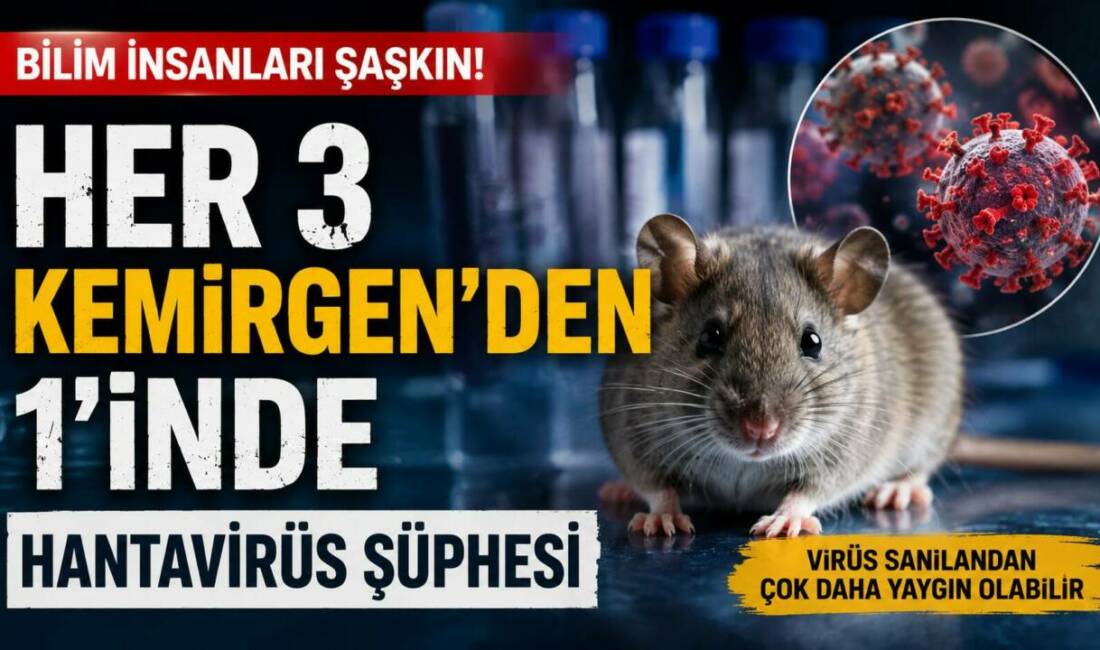 Bilim İnsanlarını Şaşırtan Araştırma: Her 3 Kemirgenden 1’inde Hantavirüs Şüphesi ABD’de yürütülen yeni bir araştırma, hantavirüsün sanılandan çok daha yaygın