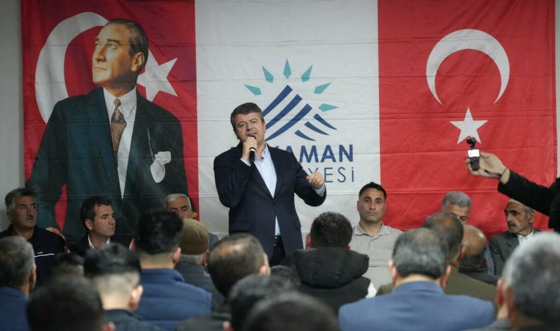 Adıyaman Belediye Başkanı Abdurrahman Tutdere, ‘Mahalle Buluşmaları’ kapsamında Siteler Mahallesi