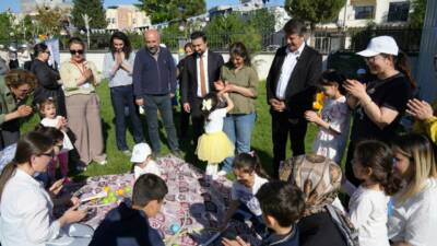 Adıyaman Belediyesi’ne bağlı Yeni Mahalle Çocuk Kampüsü Gündüz Bakımevi’nde Anneler