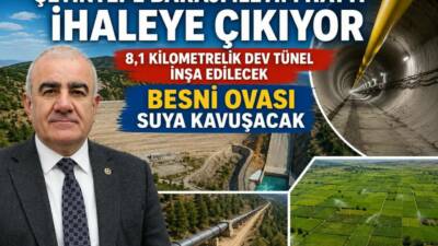 AK Parti Adıyaman Milletvekili Hüseyin Özhan, Besni Ovası’nı kapsayan 8