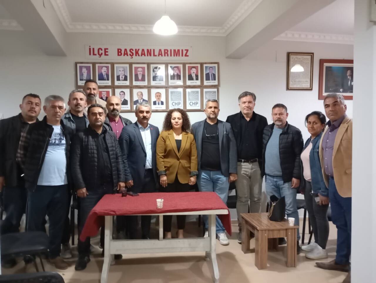 Eğitim-İş Adıyaman ve Besni Temsilcilikleri, CHP Besni İlçe Başkanlığı’nı ziyaret