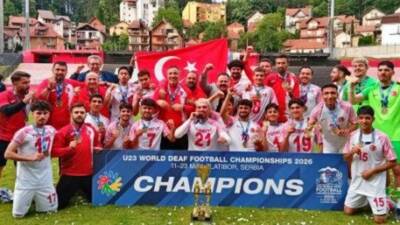 U23 İşitme Engelliler Futbol Dünya Şampiyonası nefes kesti. Şampiyonada Japonya'yı