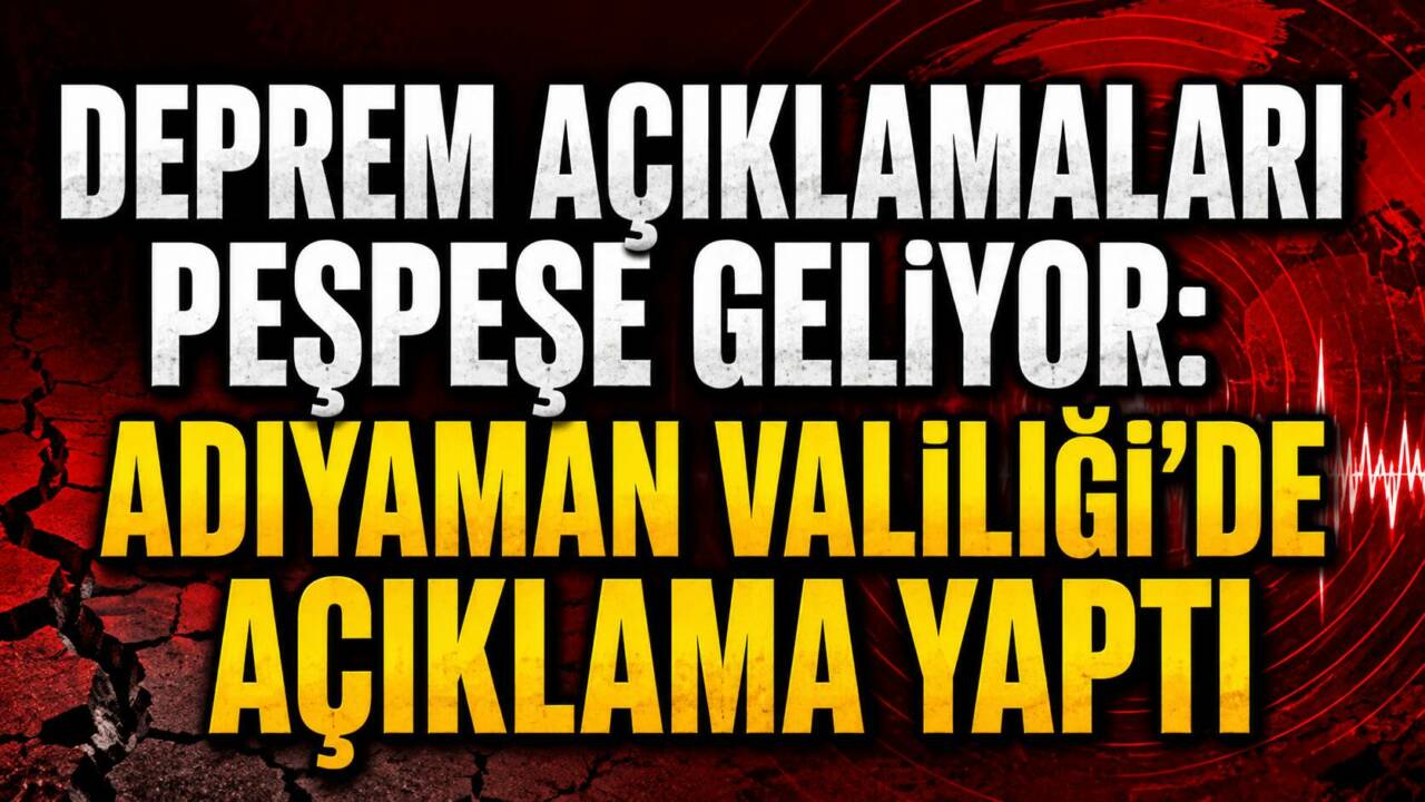 Malatya’nın Battalgazi ilçesinde meydana gelen 5.6 büyüklüğündeki depremin Adıyaman’da da