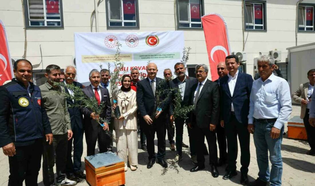 Adıyaman’da çiftçilere zeytin fidanı ve arılı kovan desteği Adıyaman’da Tarım ve Orman İl Müdürlüğü tarafından yürütülen projelerle çiftçilere