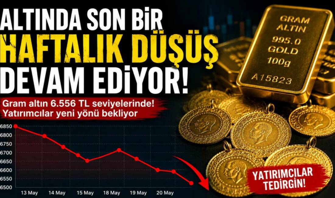 Son bir haftadır altın fiyatlarında yaşanan geri çekilme dikkat çekiyor.