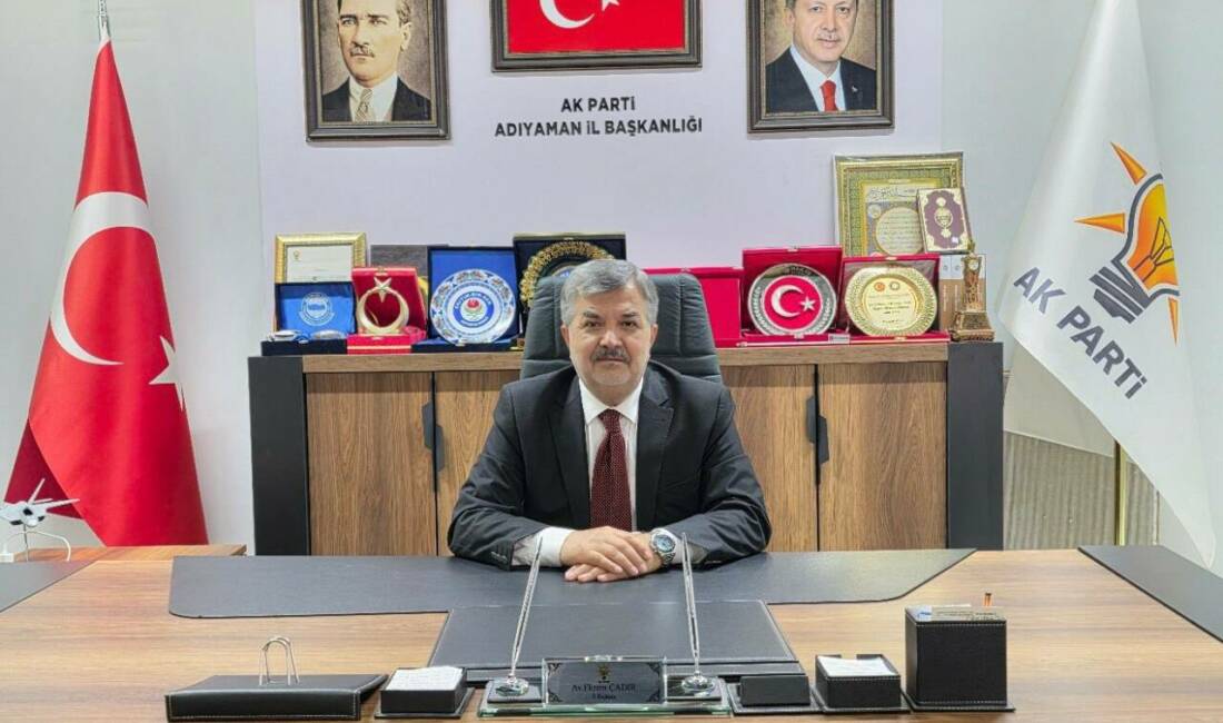 AK Parti Adıyaman İl Başkanı Ekrem Çadır, Kurban Bayramı dolayısıyla