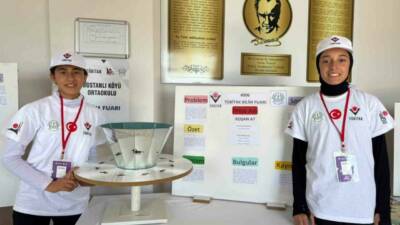 Adıyaman’ın Kahta ilçesine bağlı Bostanlı Köyü Ortaokulu öğrencileri sınırlı imkanlara