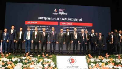 Gaziantep Organize Sanayi Bölgesi Müteşebbis Heyeti Seçimleri yapıldı. Tek adayla