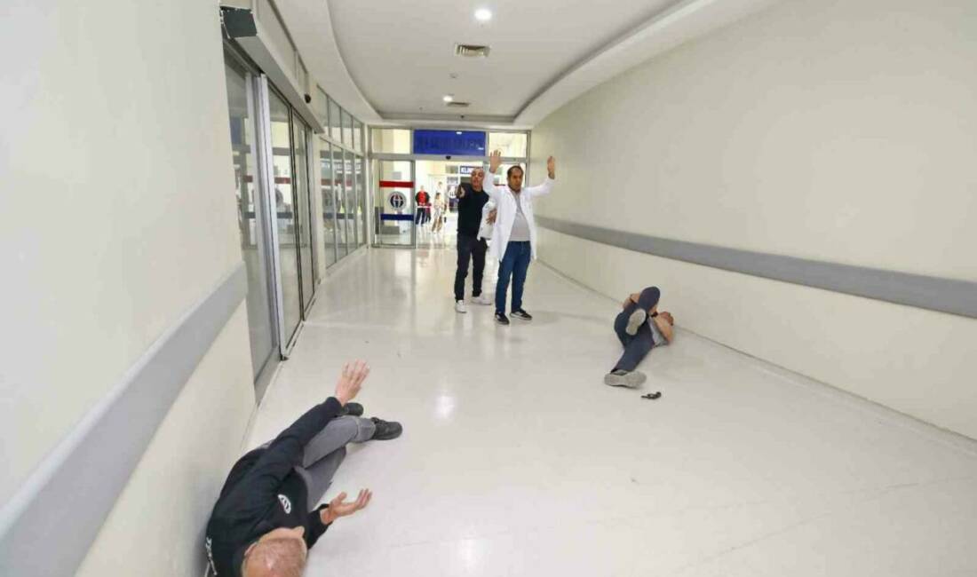 Gaziantep’te hastanede çocuk kaçırma olaylarına karşı uygulanan ’pembe kod’ tatbikatı