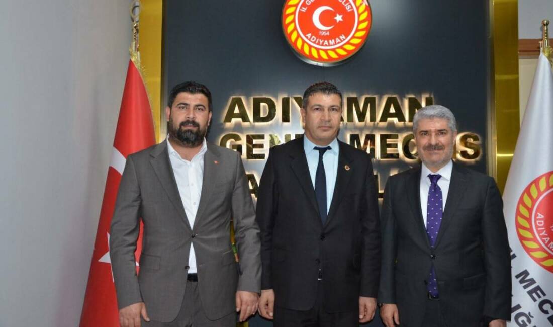 Besni Belediye Başkanı Reşit Alkan ile Kesmetepe Belediye Başkanı İbrahim