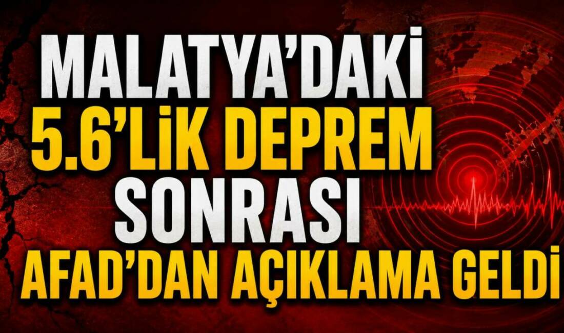 Malatya’nın Battalgazi ilçesinde sabah saatlerinde meydana gelen 5.6 büyüklüğündeki deprem