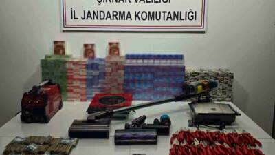 Şırnak’ta bir haftalık operasyonlarda 23 milyon 812 bin lira değerinde