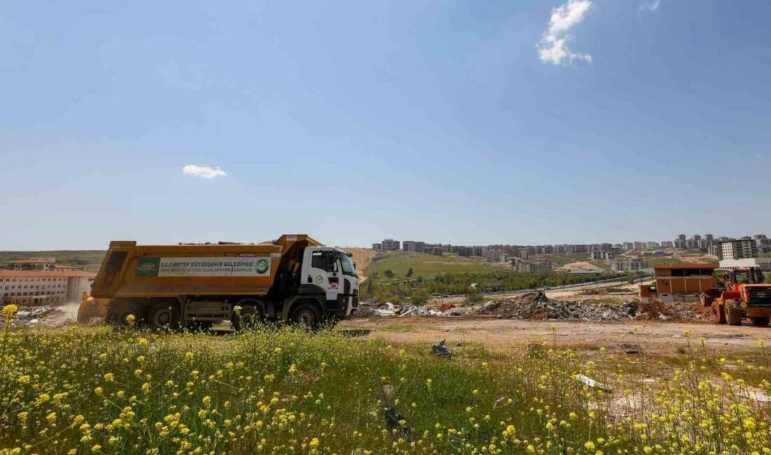 Gaziantep Büyükşehir Belediyesi ekipleri, bahar aylarının gelmesi ve hava sıcaklıklarının