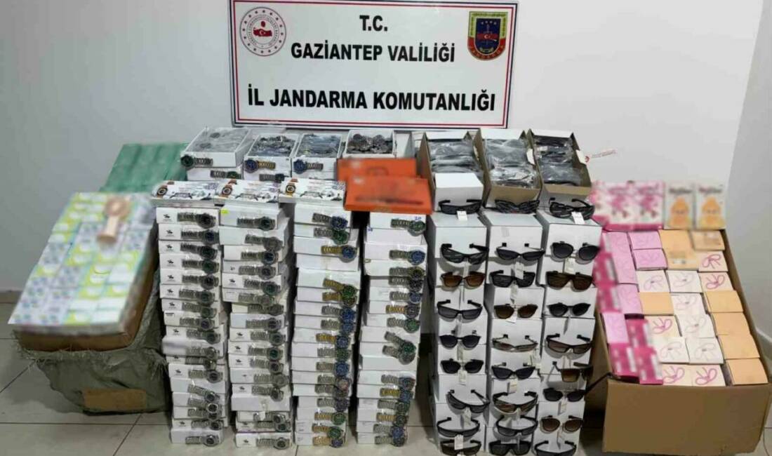 Gaziantep’te jandarma ekiplerince yapılan operasyonda 4,5 milyon TL değerinde gümrük