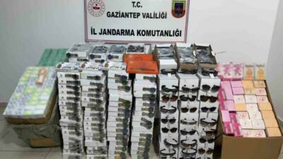 Gaziantep’te jandarma ekiplerince yapılan operasyonda 4,5 milyon TL değerinde gümrük