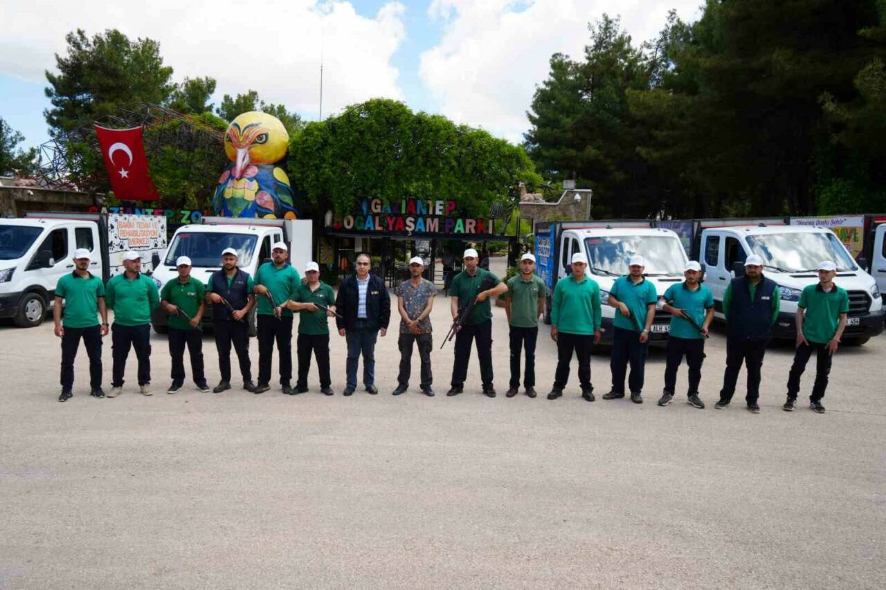 Gaziantep Büyükşehir Belediyesi tarafından oluşturulan "Kurban Yakalama Timi", Kurban Bayramı’nda