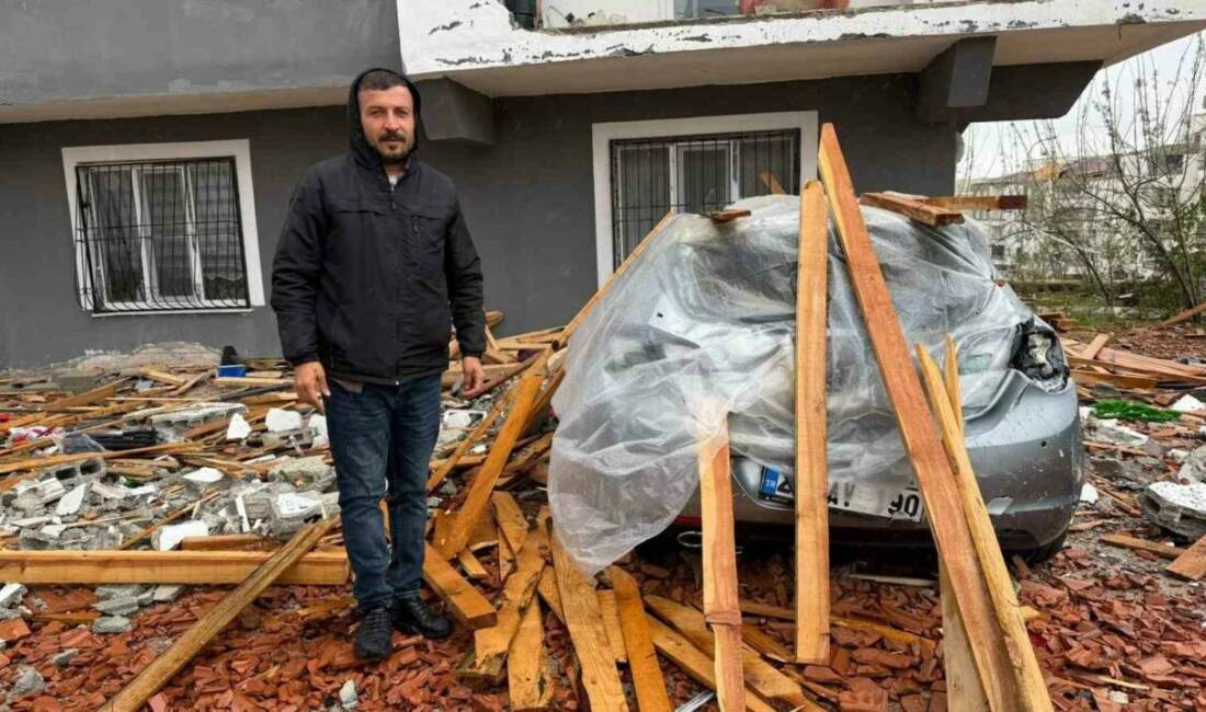 Gaziantep’te etkili olan süper hücre fırtınası sonrası yaralar sarılmaya çalışılırken
