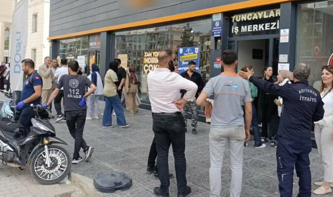 Adıyaman’da bir güzellik merkezinde çıkan yangın korkuttu.