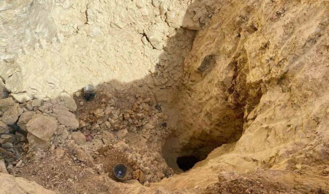 Gaziantep’te define bulmak amacıyla izinsiz kazı yaptığı tespit edilen 2