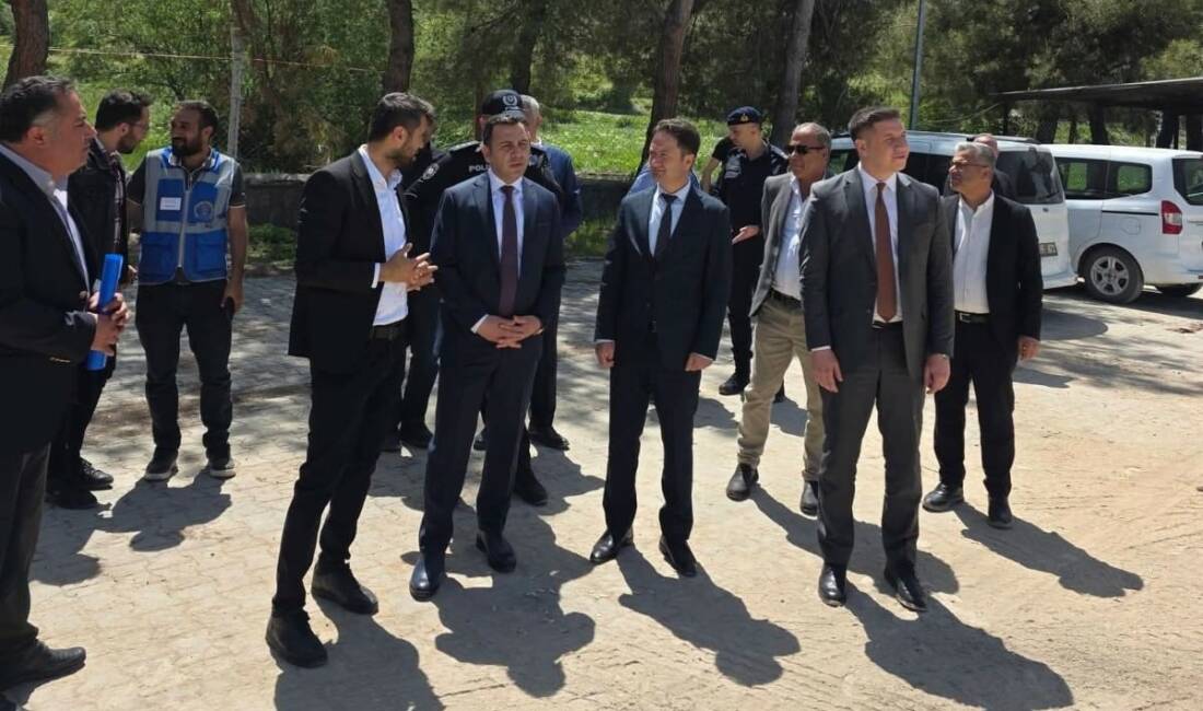 Adıyaman Gölbaşı Kaymakam Kadir Algın, ilçede yapımı devam eden fen