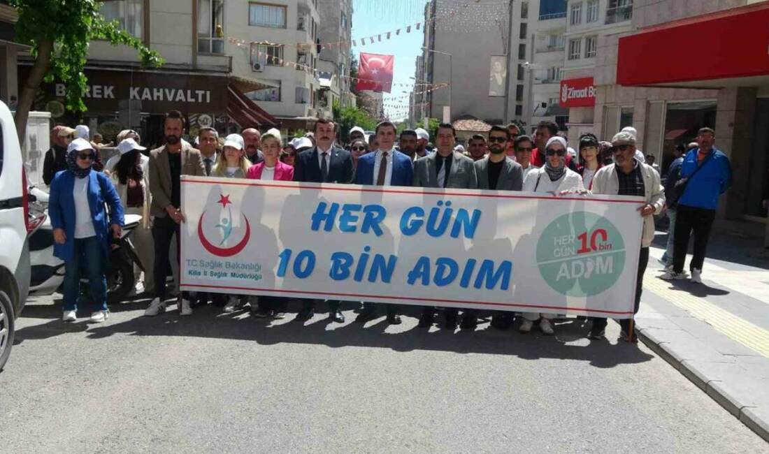 "Sağlık İçin Hareket Et Günü" kapsamında Kilis’te farkındalık yürüyüşü gerçekleştirildi.