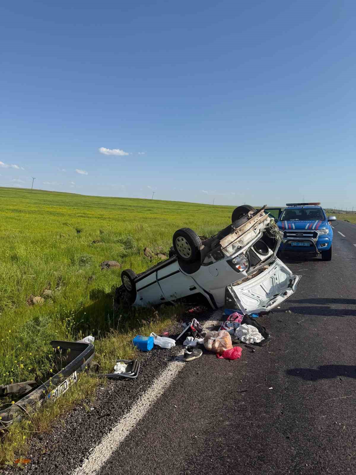 Şanlıurfa’nın Siverek ilçesinde meydana gelen trafik kazasında 5 kişi yaralandı.