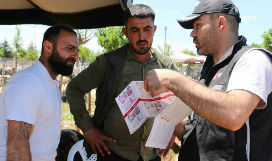 Diyarbakır’da Kurban Bayramı öncesi polis ekipleri, hayvan pazarlarında faaliyet gösteren