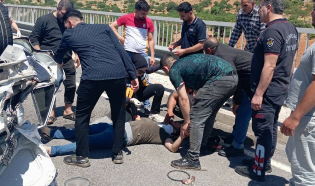 Şanlıurfa’da kurban kesiminin ardından bir ailenin içinde bulunduğu otomobil kaza