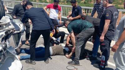 Şanlıurfa’da kurban kesiminin ardından bir ailenin içinde bulunduğu otomobil kaza