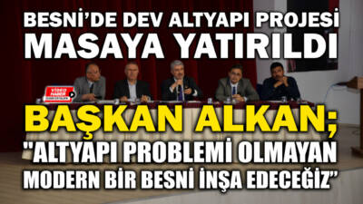 Besni’de altyapı yatırımlarında yeni bir dönemin kapısını aralayacak “Besni Kanalizasyon
