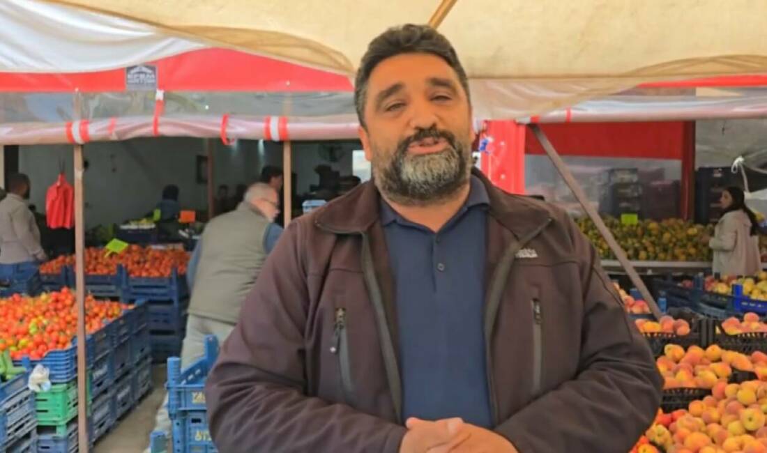 Gaziantep’in İslahiye ilçesinde faaliyet gösteren manav Mehmet Karahan, piyasadaki yüksek