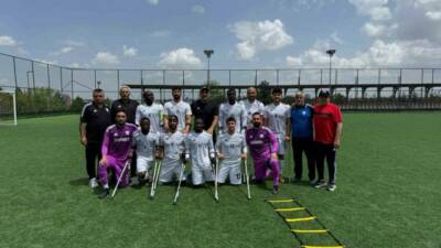 Şahinbey Belediye Spor Kulübü Ampute Futbol Takımı deplasmanda SK Rehabilitasyon