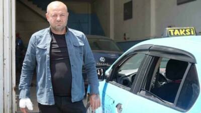 Gaziantep’te polisle çatışan zanlıyı yaptığı müdahaleyle yakalatan taksi şoförü Ramazan
