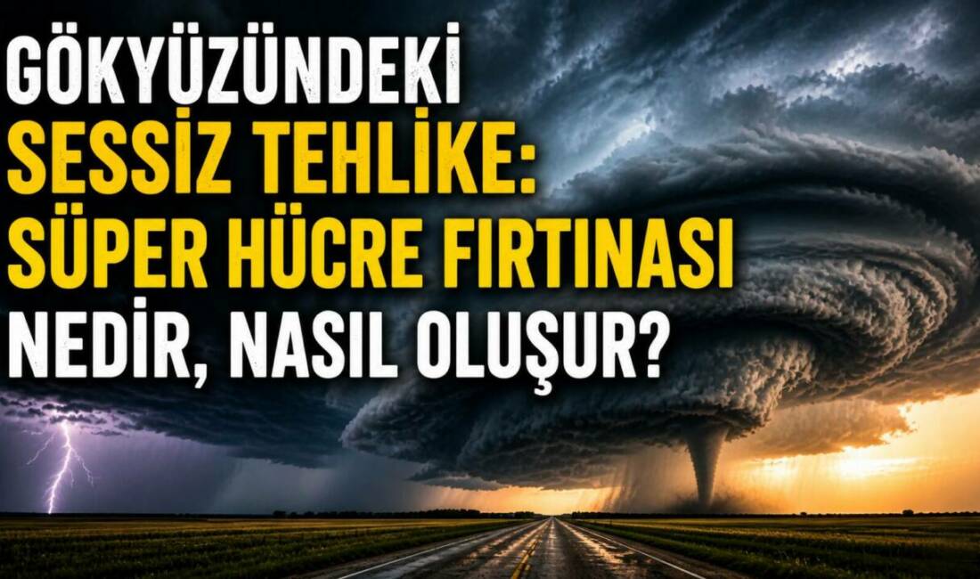 Son yıllarda Türkiye’de de etkileri hissedilen süper hücre fırtınaları; hortum,