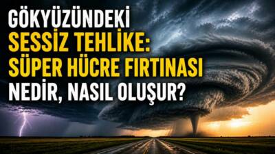 Son yıllarda Türkiye’de de etkileri hissedilen süper hücre fırtınaları; hortum,