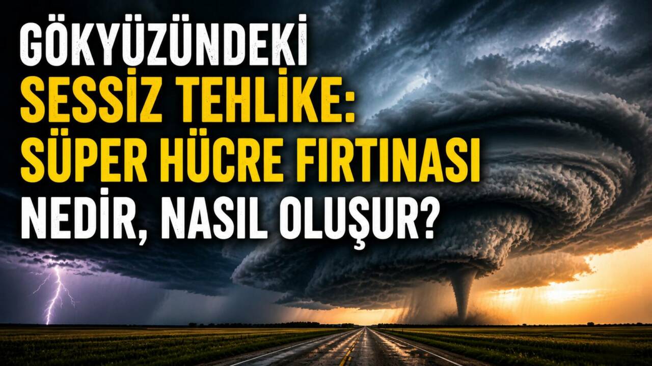 Son yıllarda Türkiye’de de etkileri hissedilen süper hücre fırtınaları; hortum,