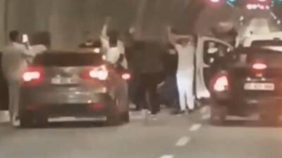 Gaziantep'te düğün konvoyu tünelde kutlama yaparak trafiği kapattığı için 7