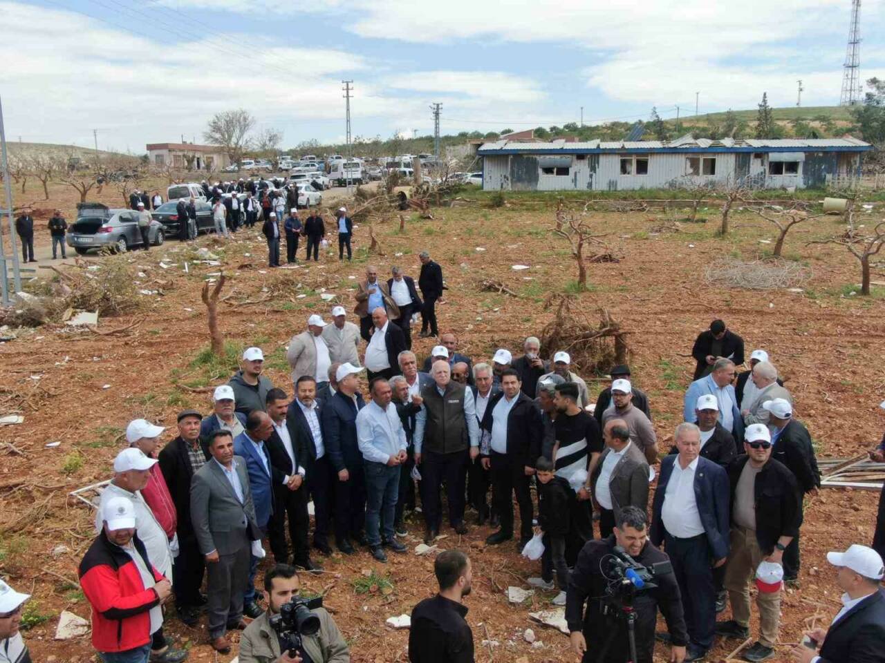 Türkiye Ziraat Odaları Birliği (TZOB) Genel Başkanı Şemsi Bayraktar, Gaziantep’te