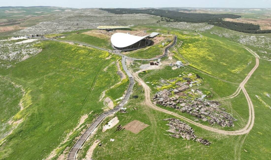 Tarihin sıfır noktası olarak adlandırılan Göbeklitepe, etkili olan yoğun yağışlardan