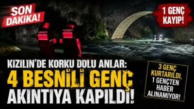 Besni'ye bağlı Kızılin köyü Göksu Çayı’nda yaşanan olay Besni’yi alarma