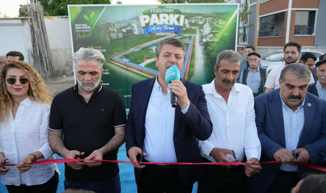Adıyaman Belediyesi tarafından “Yeşil Adıyaman” vizyonu doğrultusunda Yeşilyurt Mahallesi’ne kazandırılan